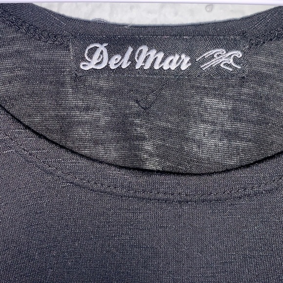 Del Mar Black One Love Freeport Bahamas Sleeveless Tank - Picture 4 of 6